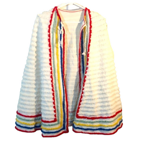 Vintage BEACH CAPE 1930'S - 1940'S Cape Great Grandma Vibes, ONE SIZE